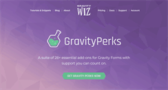 Desktop Screenshot of gravitywiz.com